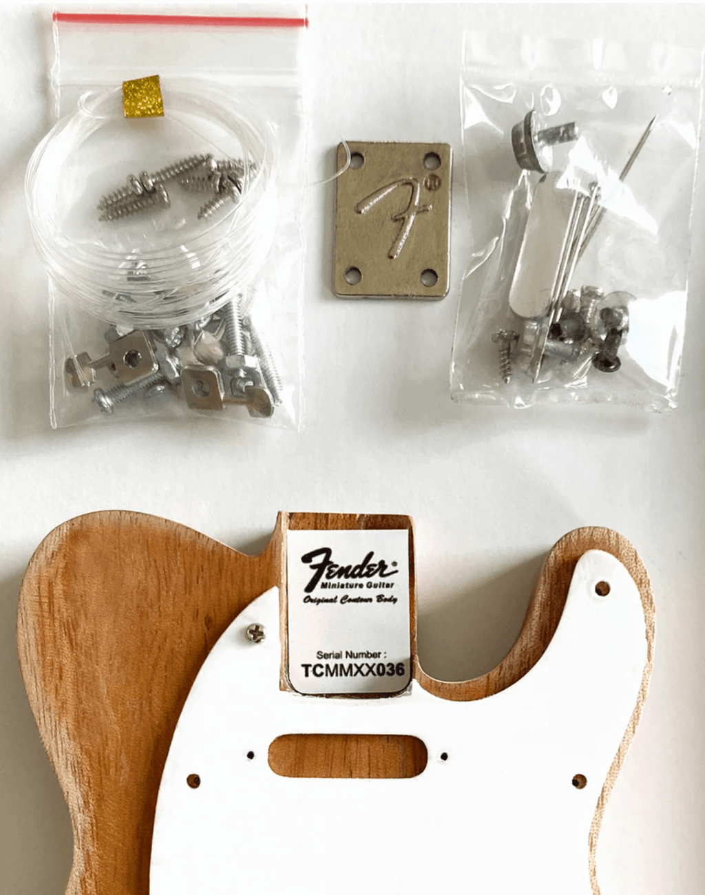 Miniature Guitar MODEL KIT - Fender™ Telecaster™ - BUILD YOUR OWN - Officially Licensed - Www.Shopthatapp.ca