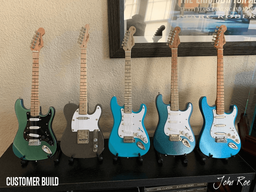 Miniature Guitar MODEL KIT - Fender™ Telecaster™ - BUILD YOUR OWN - Officially Licensed - Www.Shopthatapp.ca