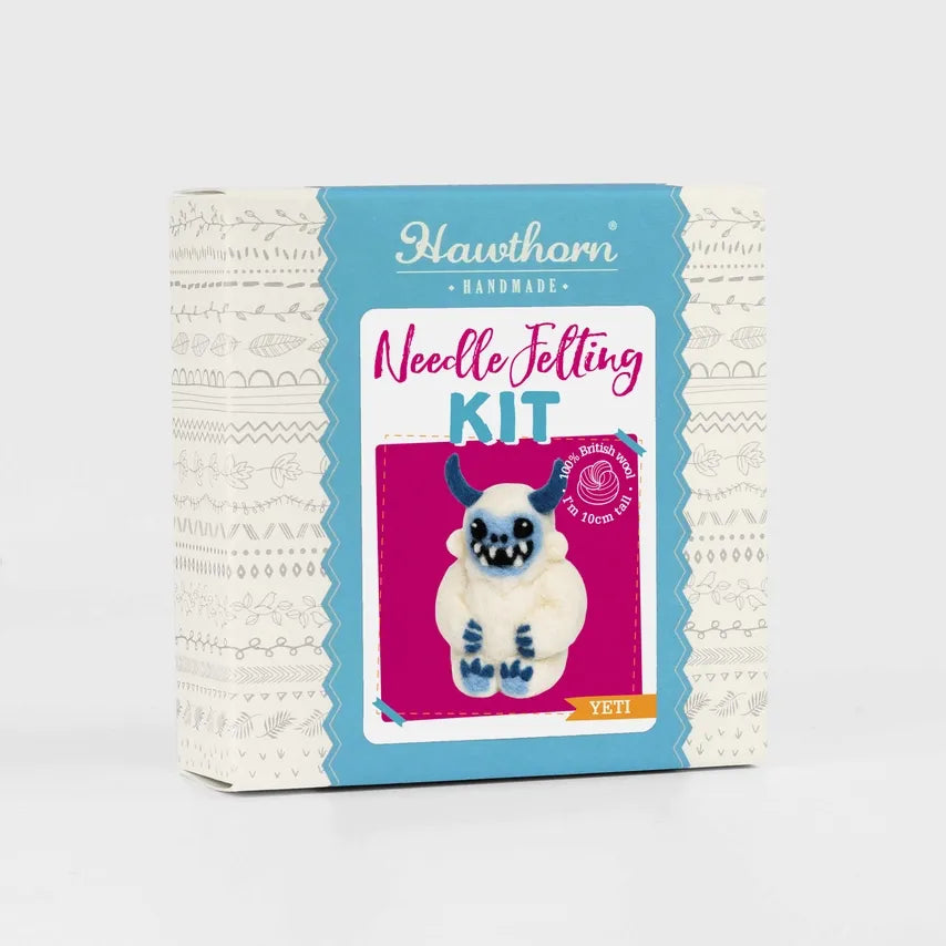 Hawthorn Handmade - Yeti Mini Needle Felting Kit - Shopthatapp.ca