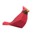 DIY Cardinal 3D Origami paper model Kit - Www.Shopthatapp.ca