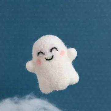 Hawthorn Handmade - Happy Ghost Mini Felting Kit - Shopthatapp.ca