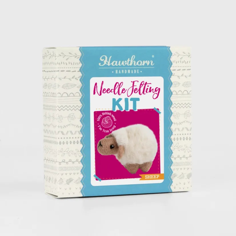 Hawthorn Handmade Sheep Mini Needle Felting Kit - Shopthatapp.ca