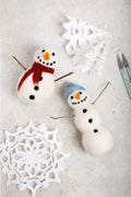 Hawthorn Handmade Snowmen Needle Felting Kit - Shopthatapp.ca