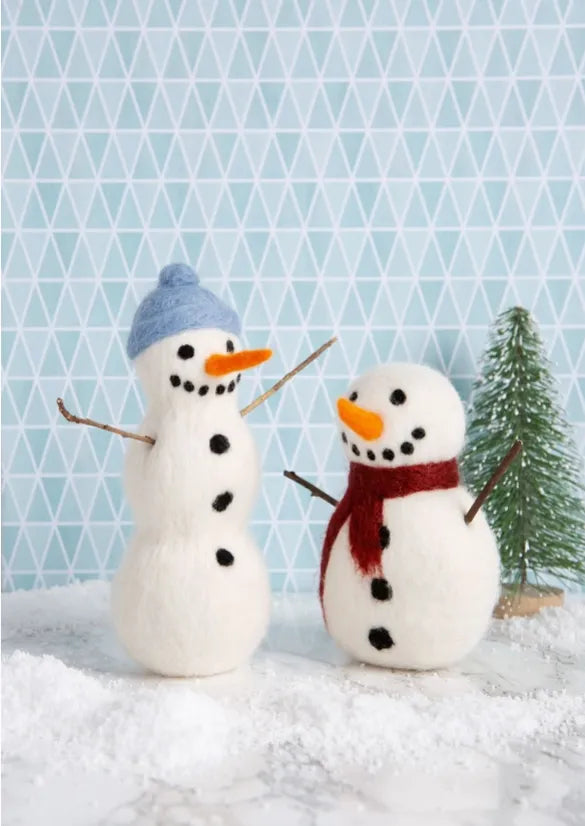 Hawthorn Handmade Snowmen Needle Felting Kit - Shopthatapp.ca