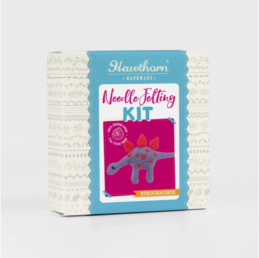 Hawthorn Handmade Stegosaurus Mini Felting Kit - Shopthatapp.ca