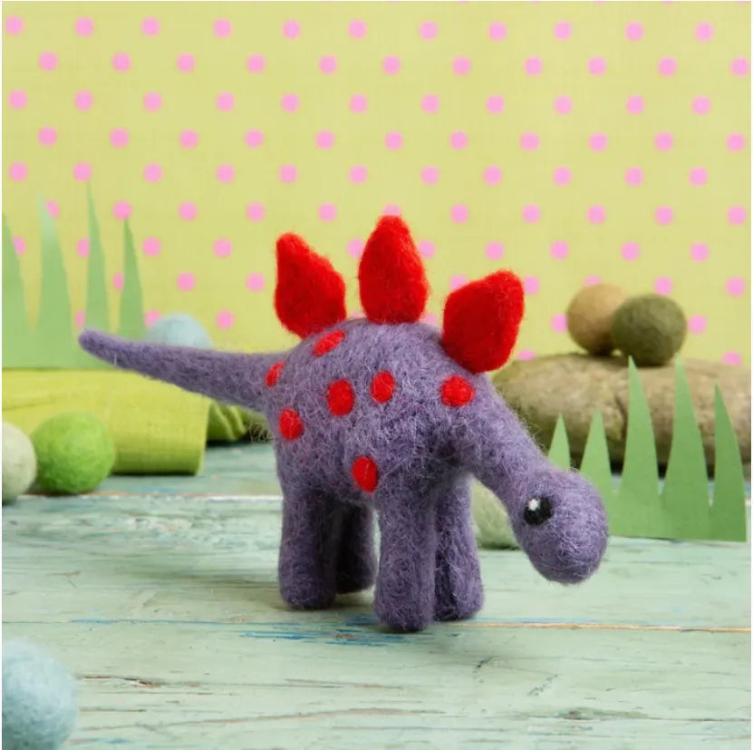 Hawthorn Handmade Stegosaurus Mini Felting Kit - Shopthatapp.ca
