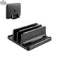 Vertical Laptop Stand Plastic Portable Macbook/Tablet/Phone Holder Adjustable Desktop Notebook Dock Space Save Accessory-Vaydeer - Shopthatapp.ca