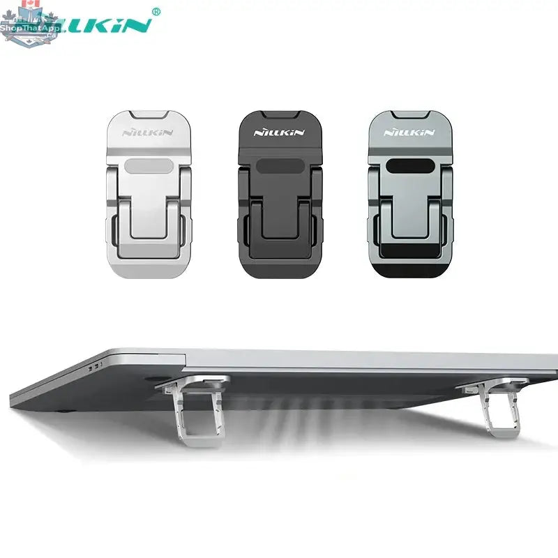 NILLKIN 1 Pair Universal Laptop Stand Portable Notebook Stand Adjustable Tablet stand Multi-Angle Laptop Holder Heat Release - Shopthatapp.ca