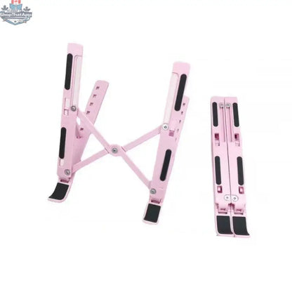 8 Gear Foldable  Laptop plastic Stand Holder Portable Notebook Support Base Adjustable Riser Cooling Bracket  Cooler Accessories - Shopthatapp.ca