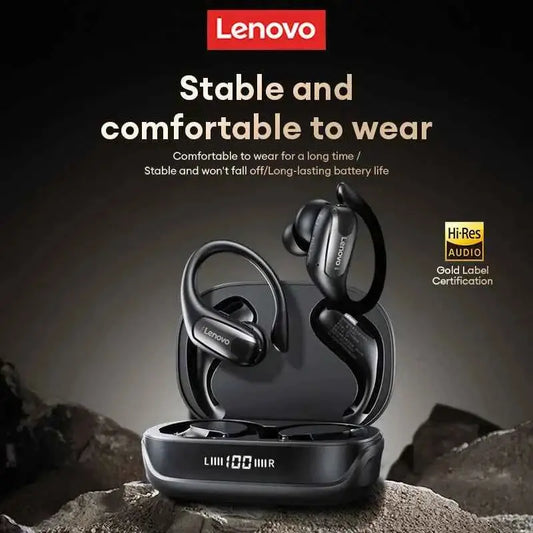 Lenovo EA305 wireless waterproof Bluetooth earphones with V5.4 for sports and gaming, featuring long battery life, by 777tech.