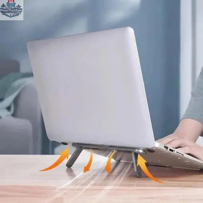 Portable Laptop Stand Foldable Support Notebook Stand Adjustment Computer Laptop Holder Cooling Bracket Riser - Shopthatapp.ca