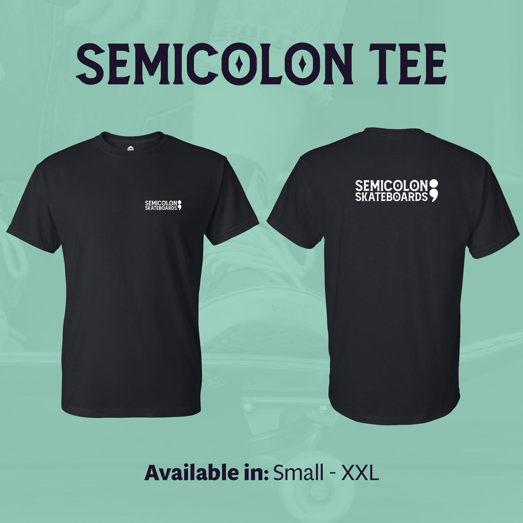 Semicolon Tee - Www.Shopthatapp.ca