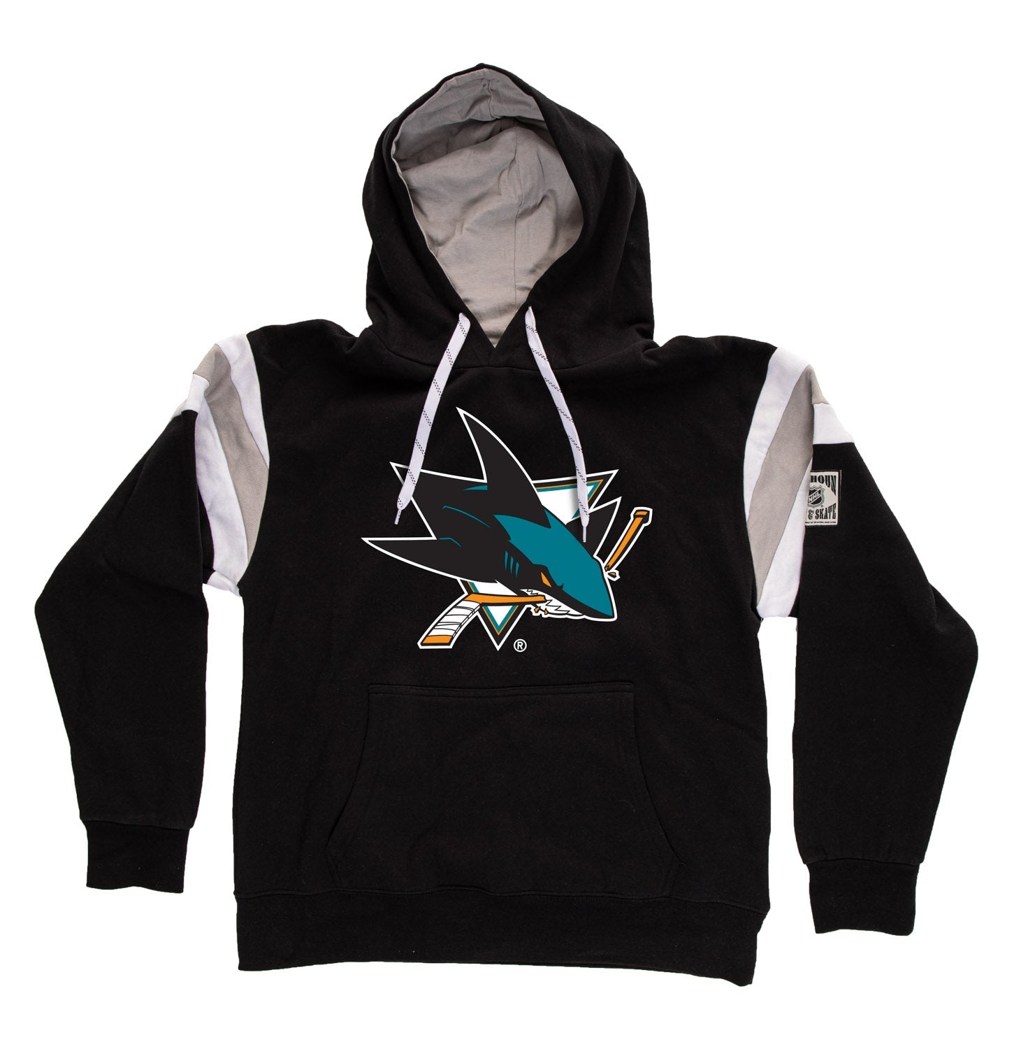 San Jose Sharks Varsity Retro Style Hoodie - Shopthatapp.ca
