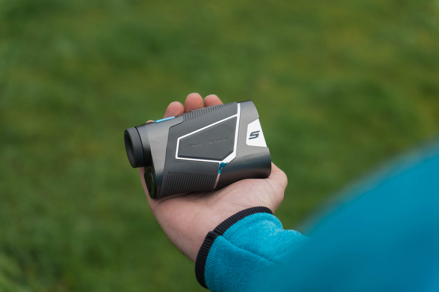 Shot Scope PRO ZR Golf Laser Rangefinder - 1500-Yard Dual Optics, Target-Lock Vibration, Cart Magnet, DuraShield Hardshell - Shopthatapp.ca