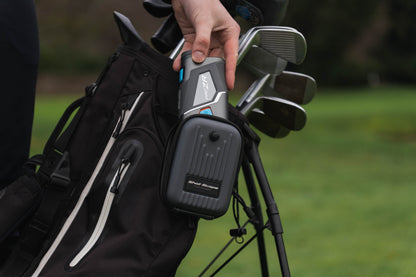 Shot Scope PRO ZR Golf Laser Rangefinder - 1500-Yard Dual Optics, Target-Lock Vibration, Cart Magnet, DuraShield Hardshell - Shopthatapp.ca
