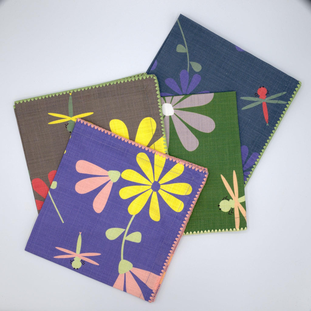 Shy Dragonfly Dinner Napkins (4 Versions) - Shopthatapp.ca