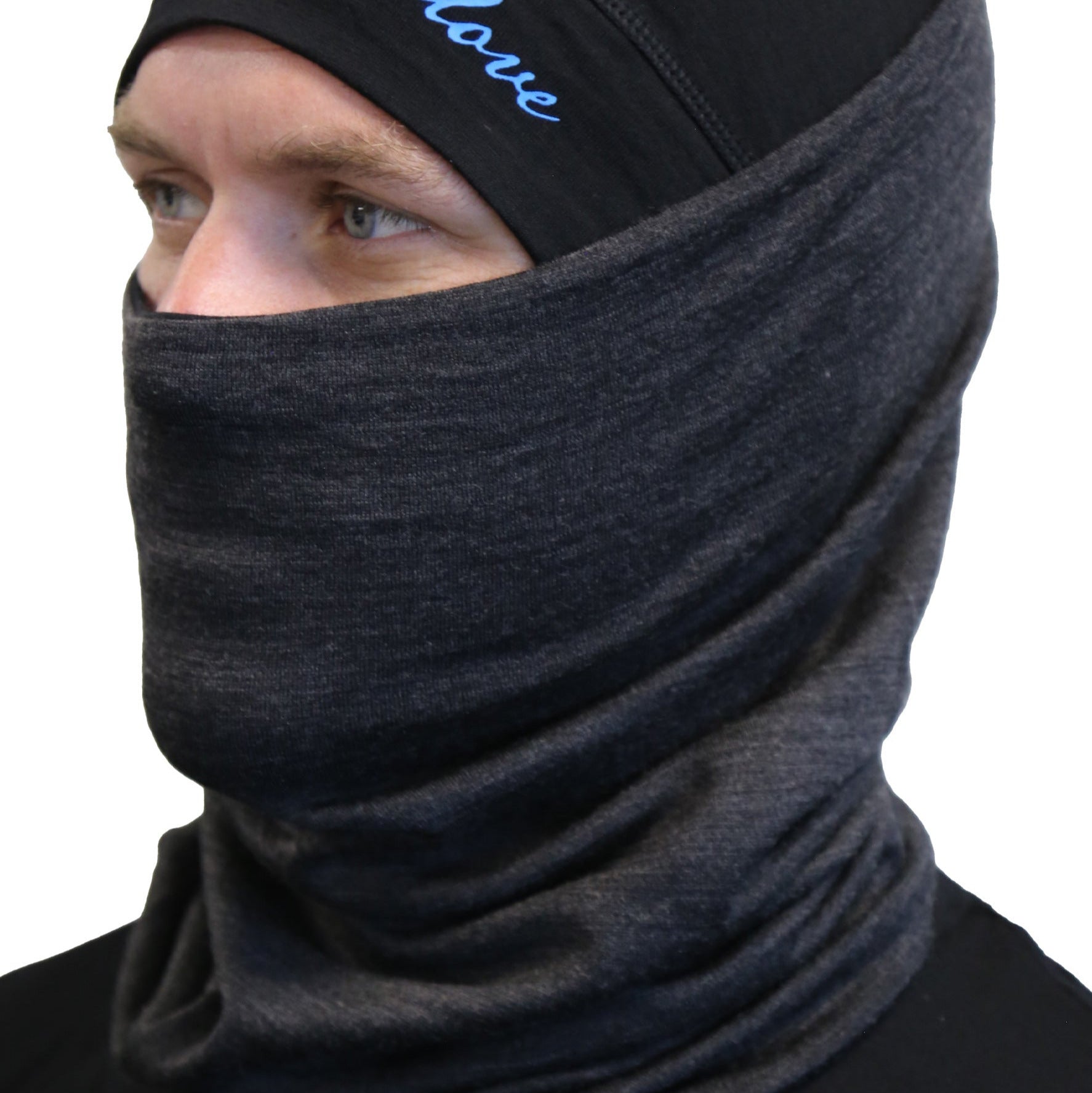 Merino Wool Neck Gaiter — Reversible, Unisex