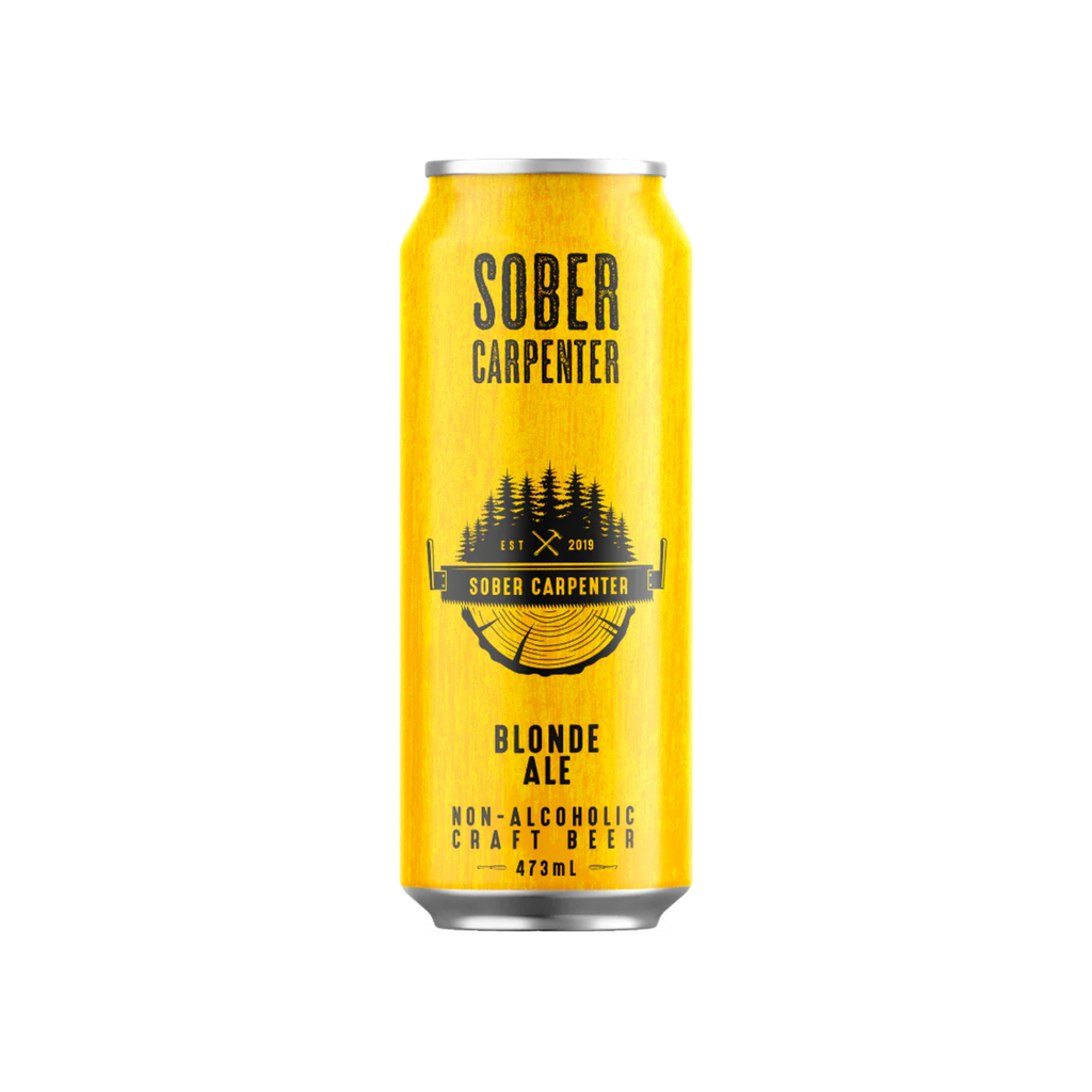 Sober Carpenter Blonde Beer - Refreshing Non-Alcoholic Craft Brew