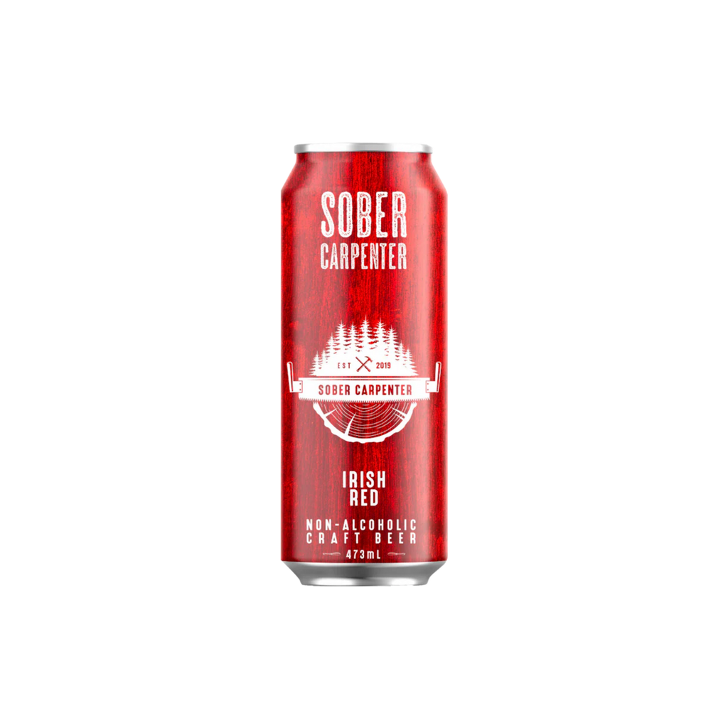 Sober Carpenter Irish Red Beer - Premium Non-Alcoholic Brew