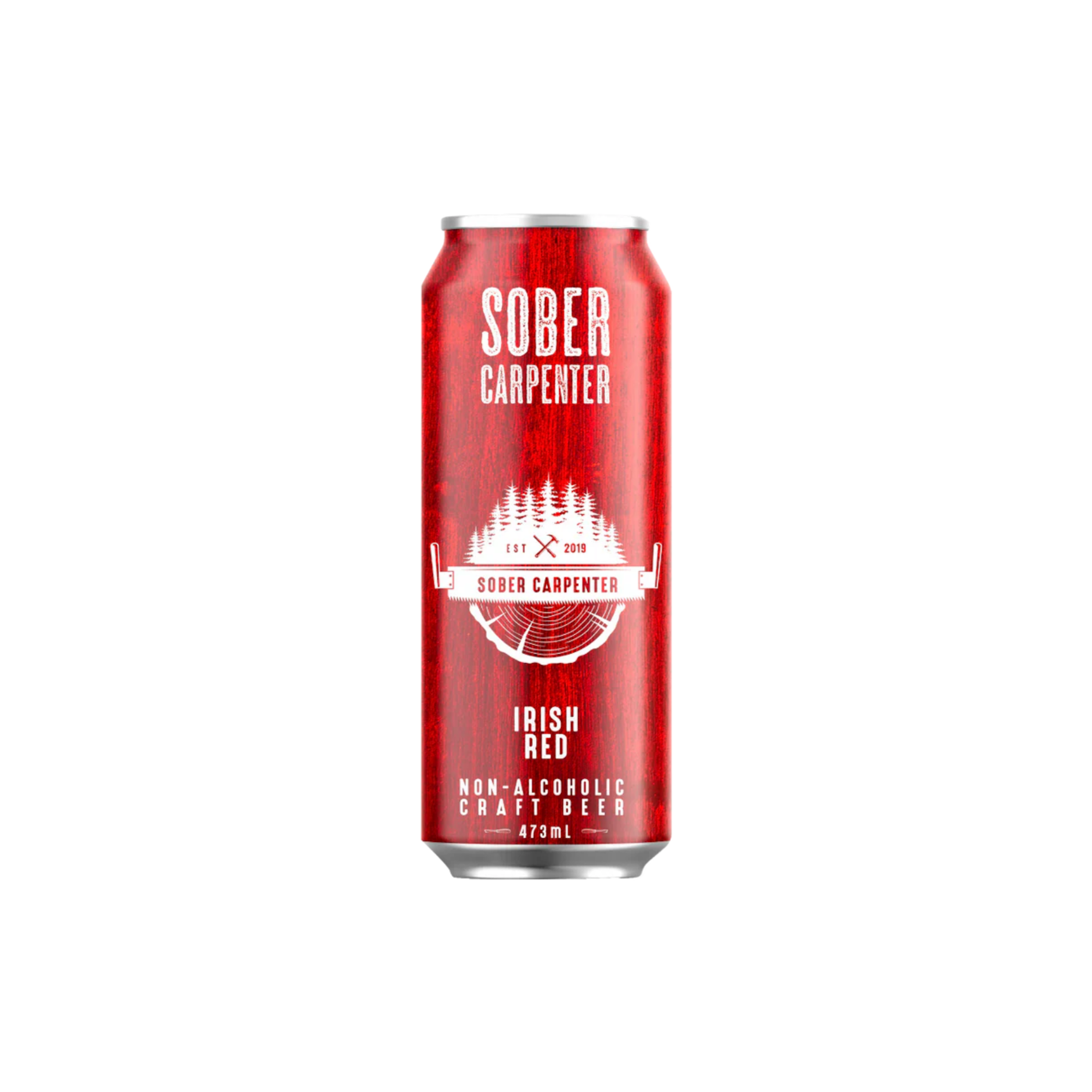 Sober Carpenter Irish Red Beer - Premium Non-Alcoholic Brew