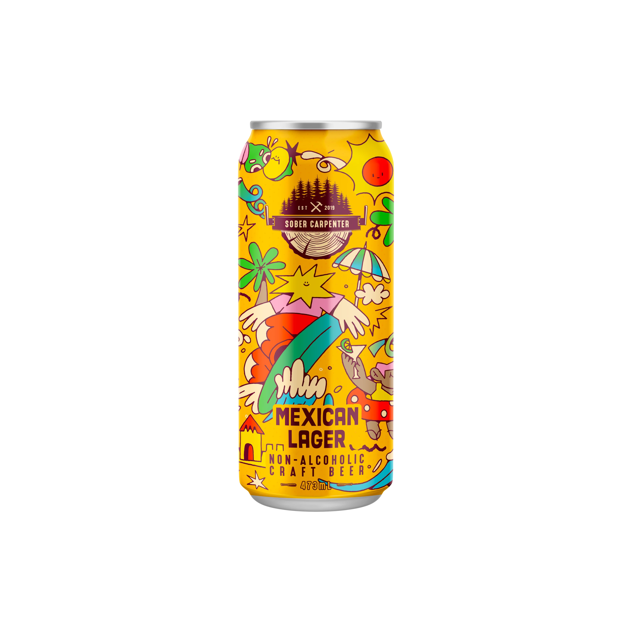 Sober Carpenter Mexican Lager - Limited Artist Edition