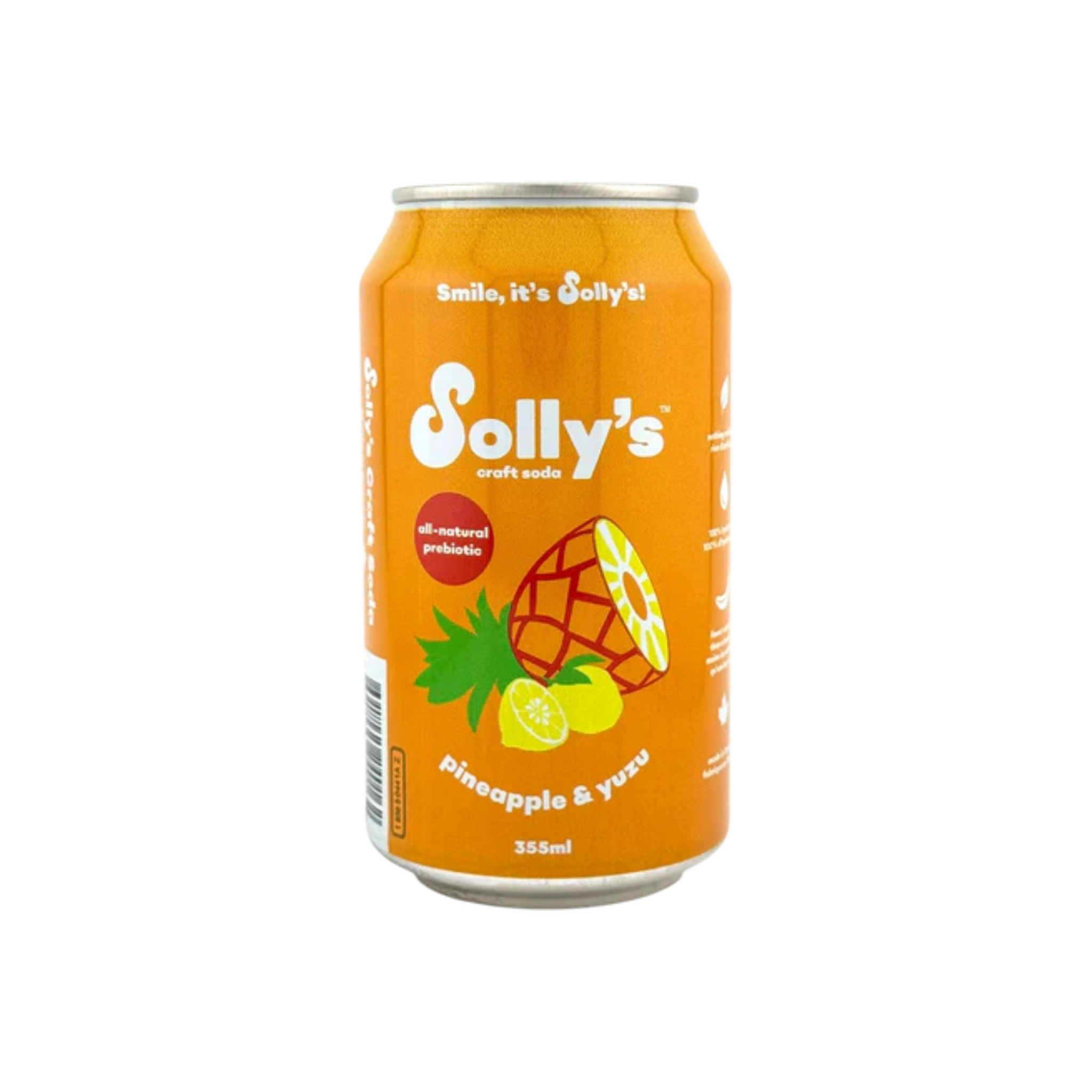 Solly's Pineapple Yuzu Drink - Refreshing Tropical Flavor