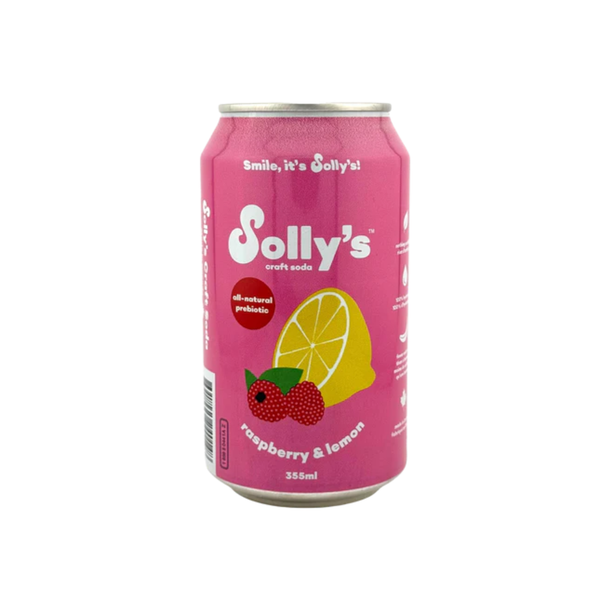 Solly's Raspberry Lemonade Drink - Refreshing Raspberry & Lemon Flavor