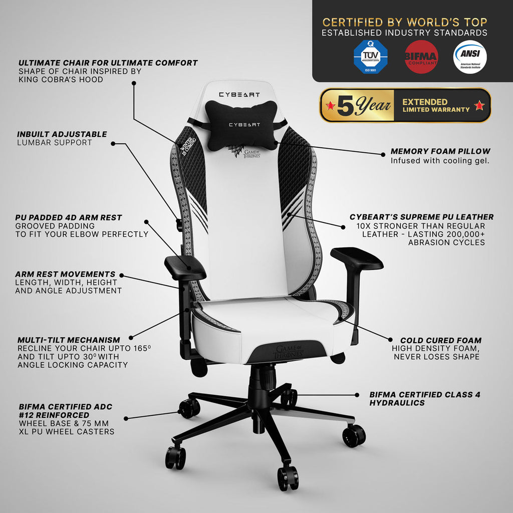 House Stark Gaming Chair - Shopthatapp.ca