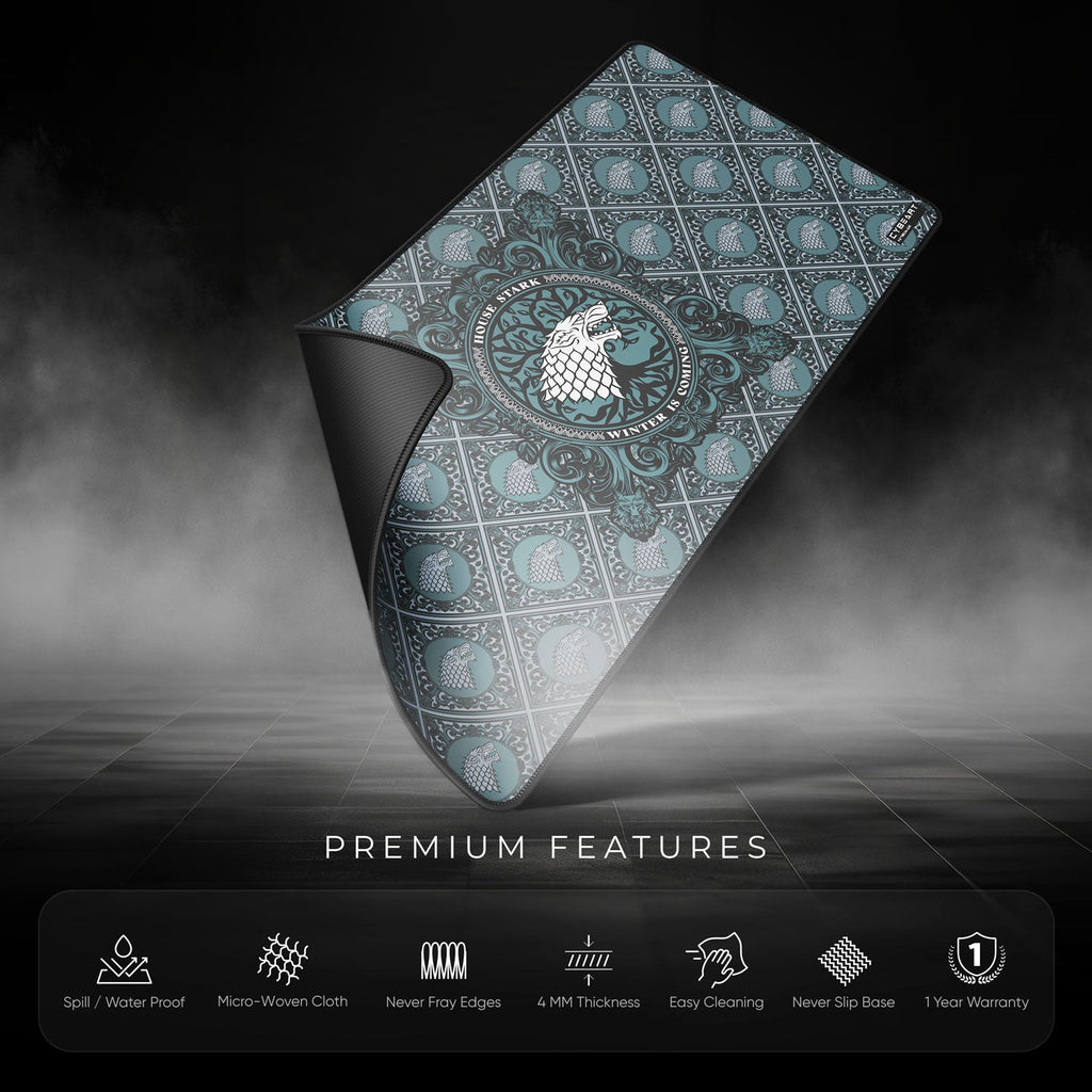 House Stark Mouse Pad for Gamers - Premium Quality Gaming Surface - Shopthatapp.ca
