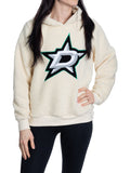 Dallas Stars Ladies Sherpa Hoodie with Premium Chenille Logo - Shopthatapp.ca