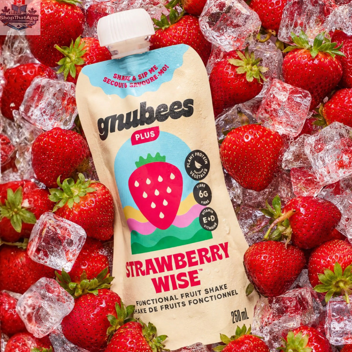 Strawberry Wise - Box with 12 pouches - Shopthatapp.ca