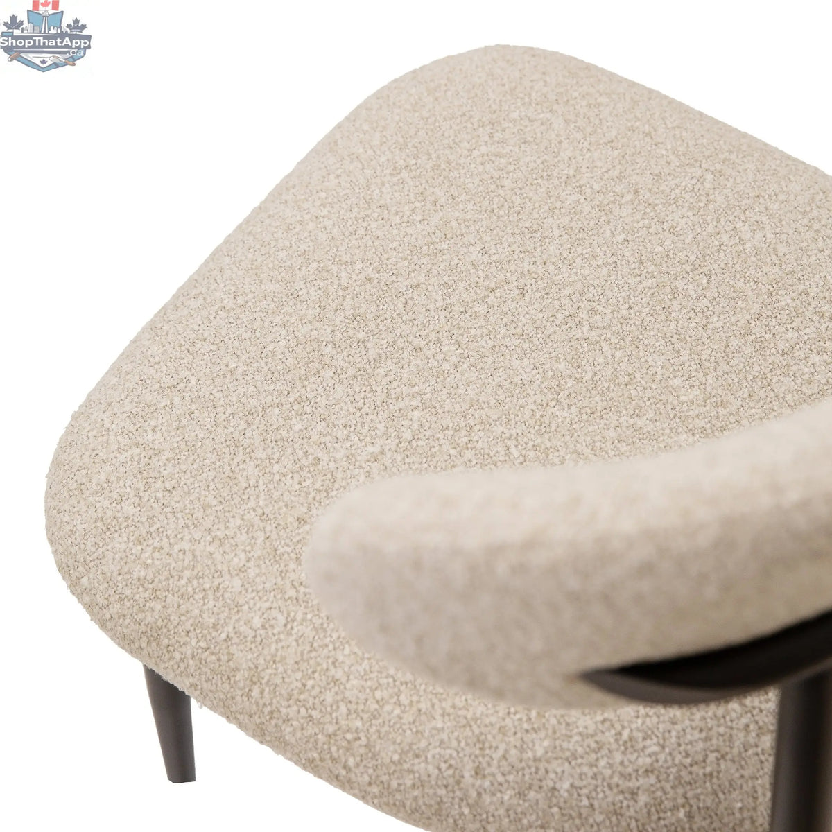Hygge Design House Remi dining chair with wooden legs and upholstered seat, stylish and comfortable for modern dining rooms.