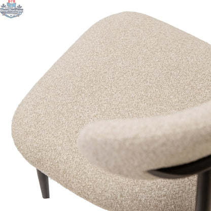 Hygge Design House Remi dining chair with wooden legs and upholstered seat, stylish and comfortable for modern dining rooms.