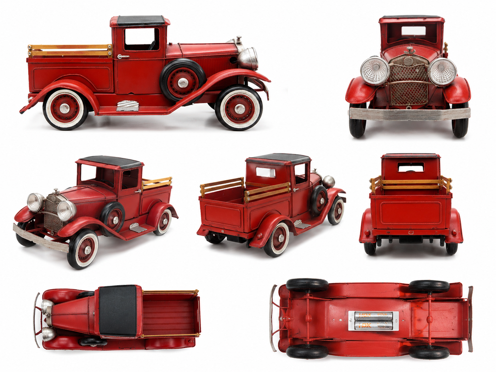 Classic Red Truck Décor: The Vintage Lighted Metal Truck That Brings Warmth and Character to Your Home