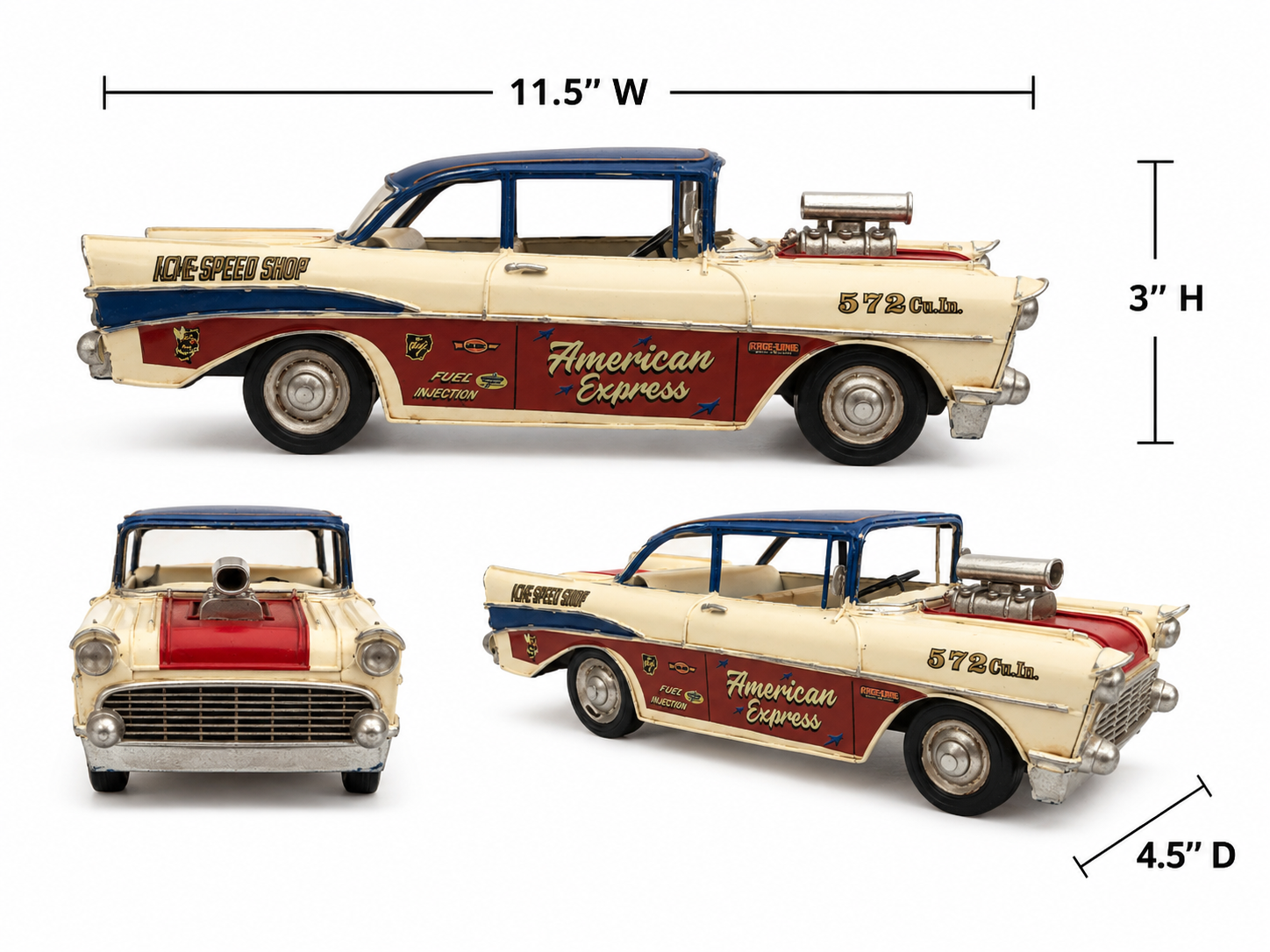 Vintage Metal Car Décor: Timeless Charm for Your Living Space