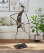 Handmade Bronze Piano Player Sculpture – 25-Inch Brushed Bronze Pianist Art - Shopthatapp.ca