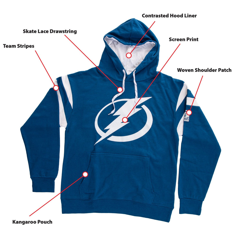 Tampa Bay Lightning Varsity Retro Style Hoodie - Shopthatapp.ca