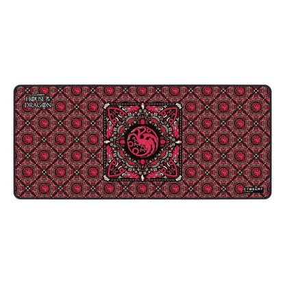Cyberart House Targaryen mouse pad featuring the Targaryen dragon emblem for gaming and computer use.