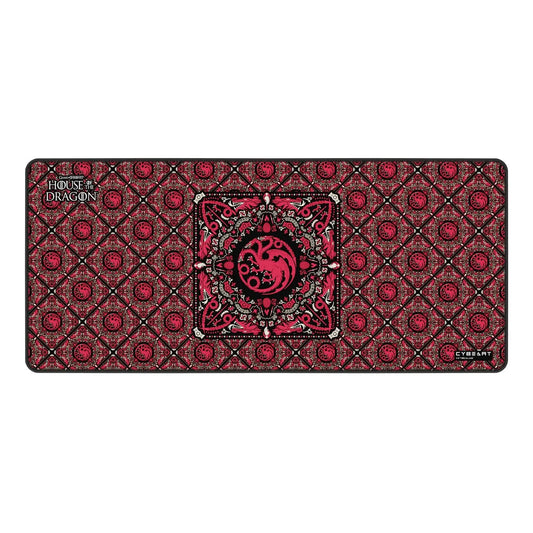 Cyberart House Targaryen mouse pad featuring the Targaryen dragon emblem for gaming and computer use.