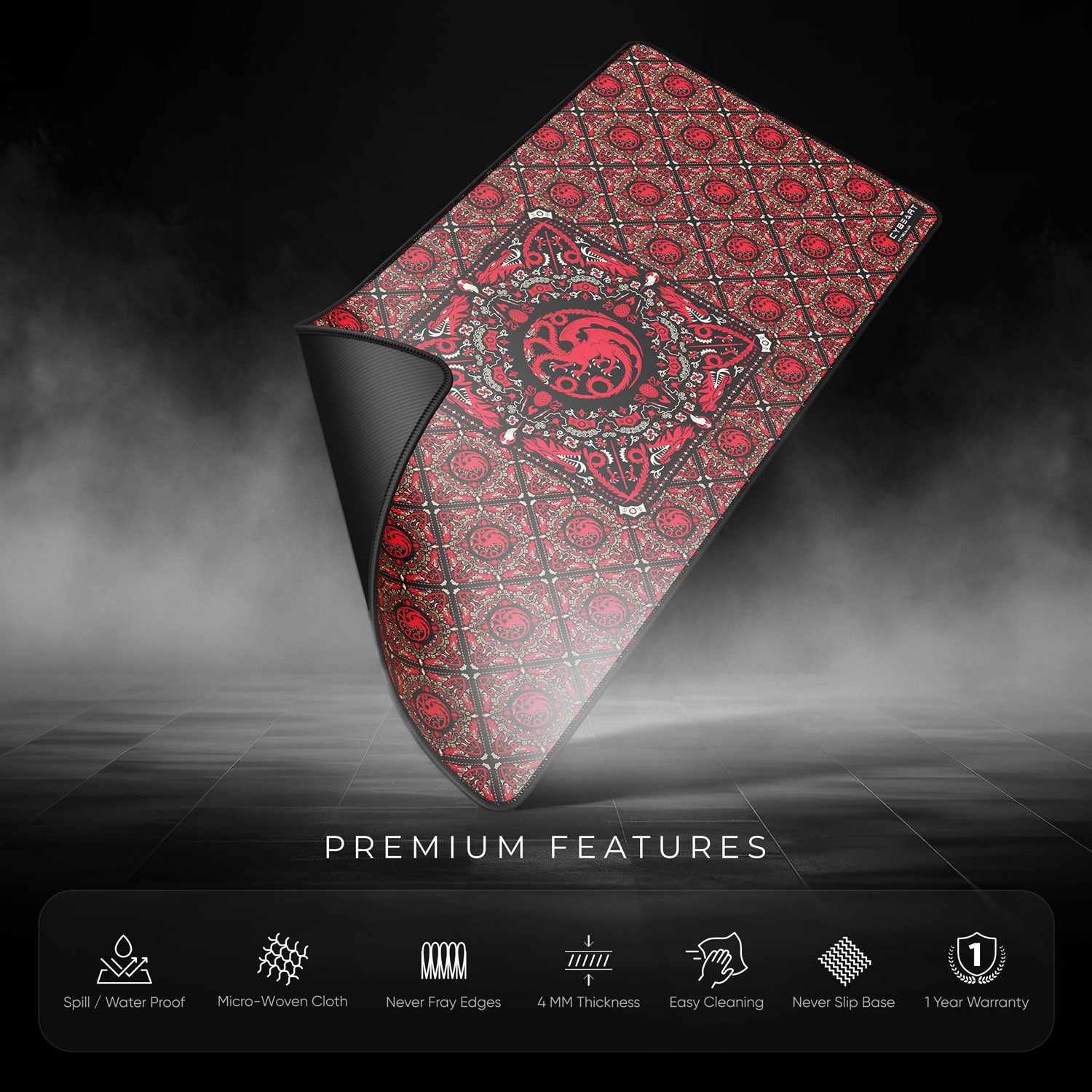 House Targaryen Mouse Pad for the Ultimate Gaming Experience - Shopthatapp.ca