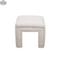 Hygge Design House Tera Small Dining Bench with wooden legs and upholstered seat, ideal for compact dining spaces.