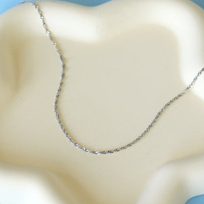 Chaîne Singapor - Argent - Www.Shopthatapp.ca