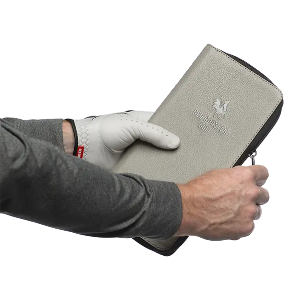 Red Rooster Golf Canada Cockpit glove case, a compact driving accessory designed to enhance your golf experience with organized storage.