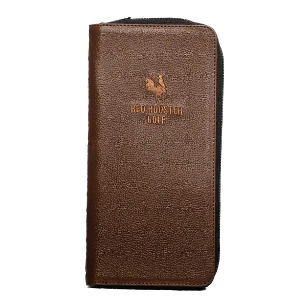 Red Rooster Golf Canada The Cockpit glove case for enhanced driving experience, compact and stylish golf accessory.