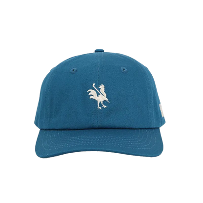 Red Dad Hat by Canada Red Rooster Golf Inc. featuring a classic baseball cap style with embroidered logo on front.