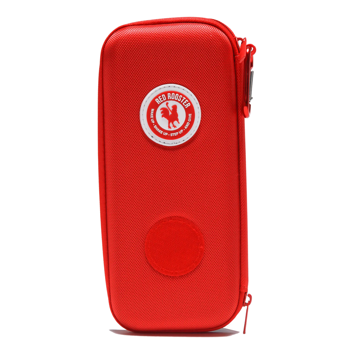 Red glove case from Canada Red Rooster Golf Inc., stylish and functional glove compartment storage solution.