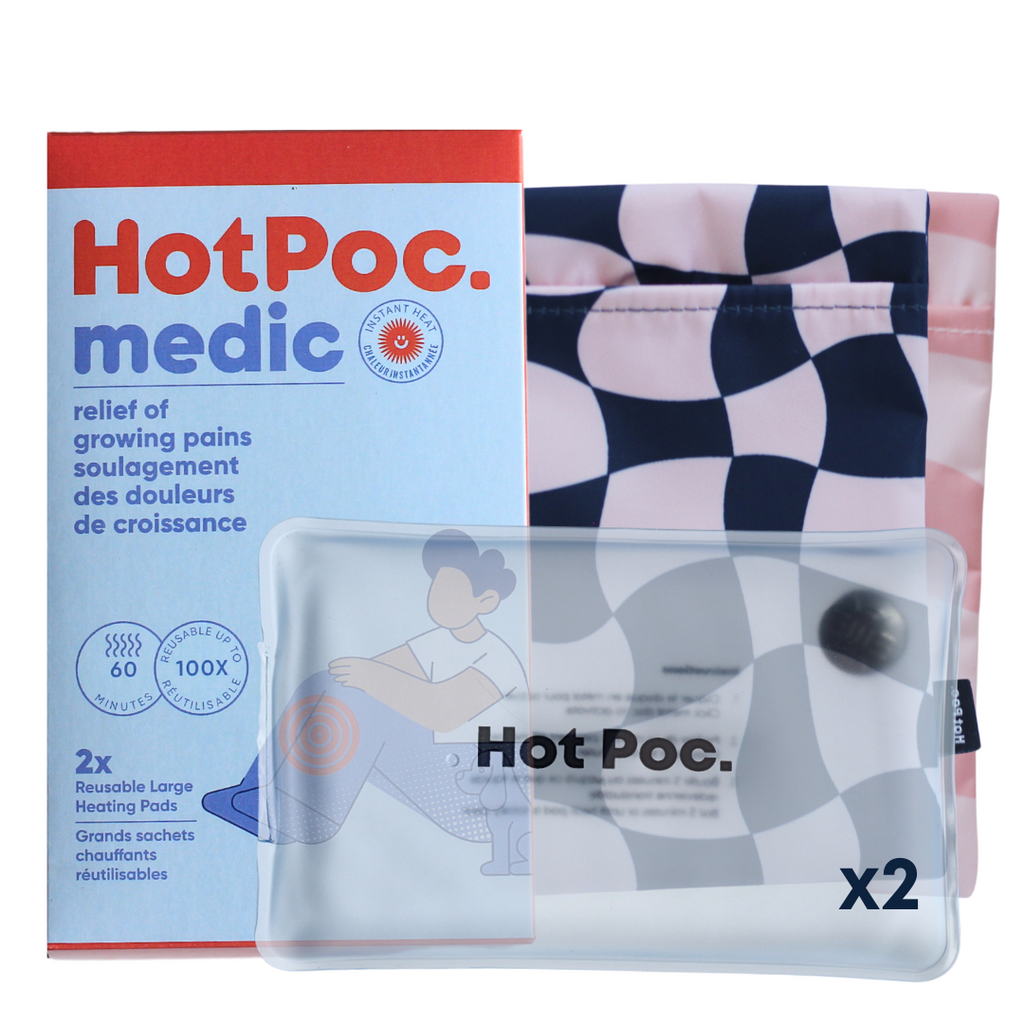 HotPoc medic Reusable Heat Pack for Kids — 2-Pack with Pouches - Www.Shopthatapp.ca
