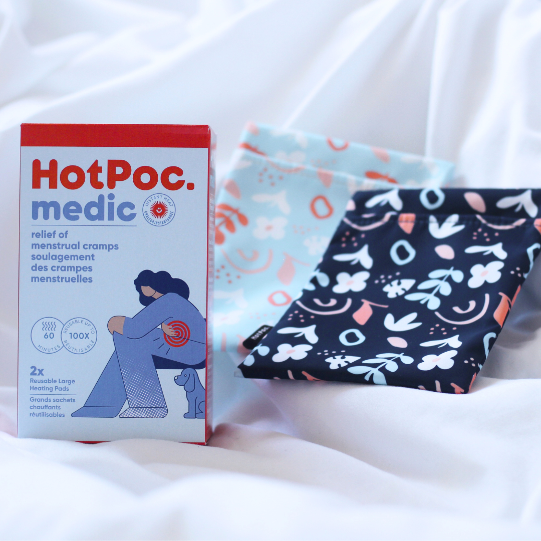 2-Pack Eco Reusable Heat Pack Hot Poc medic – Natural Heat Therapy for Cramps & Menstrual Relief - Www.Shopthatapp.ca