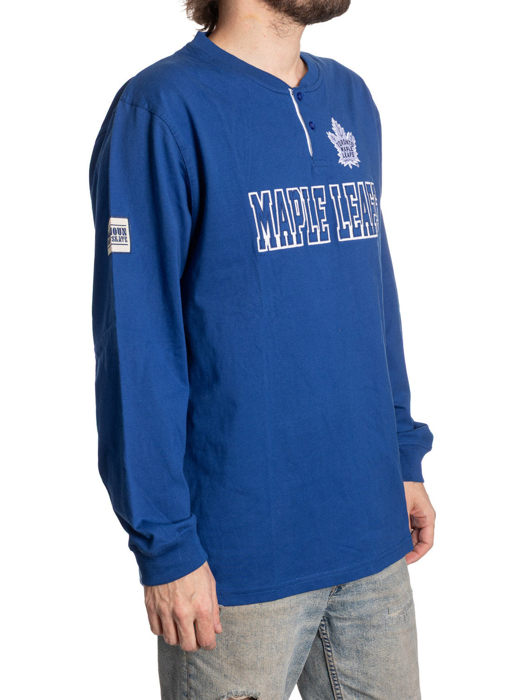 Toronto Maple Leafs Long Sleeve Henley - Shopthatapp.ca