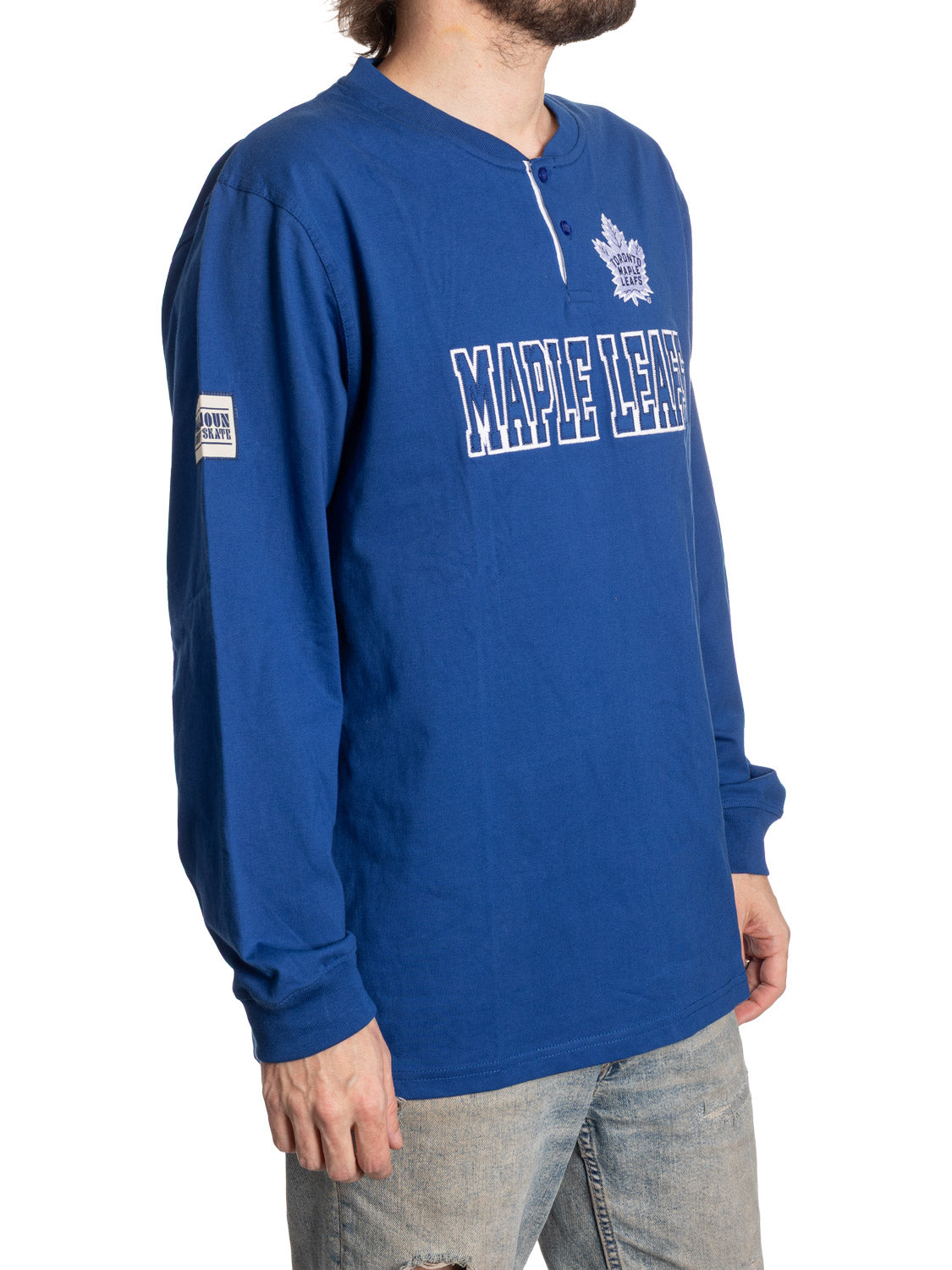 Toronto Maple Leafs Long Sleeve Henley - Shopthatapp.ca